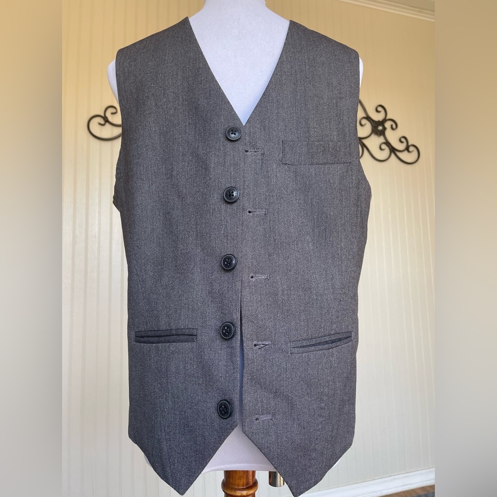 Kenneth Cole Reaction Men’s Gray Vest Size Small